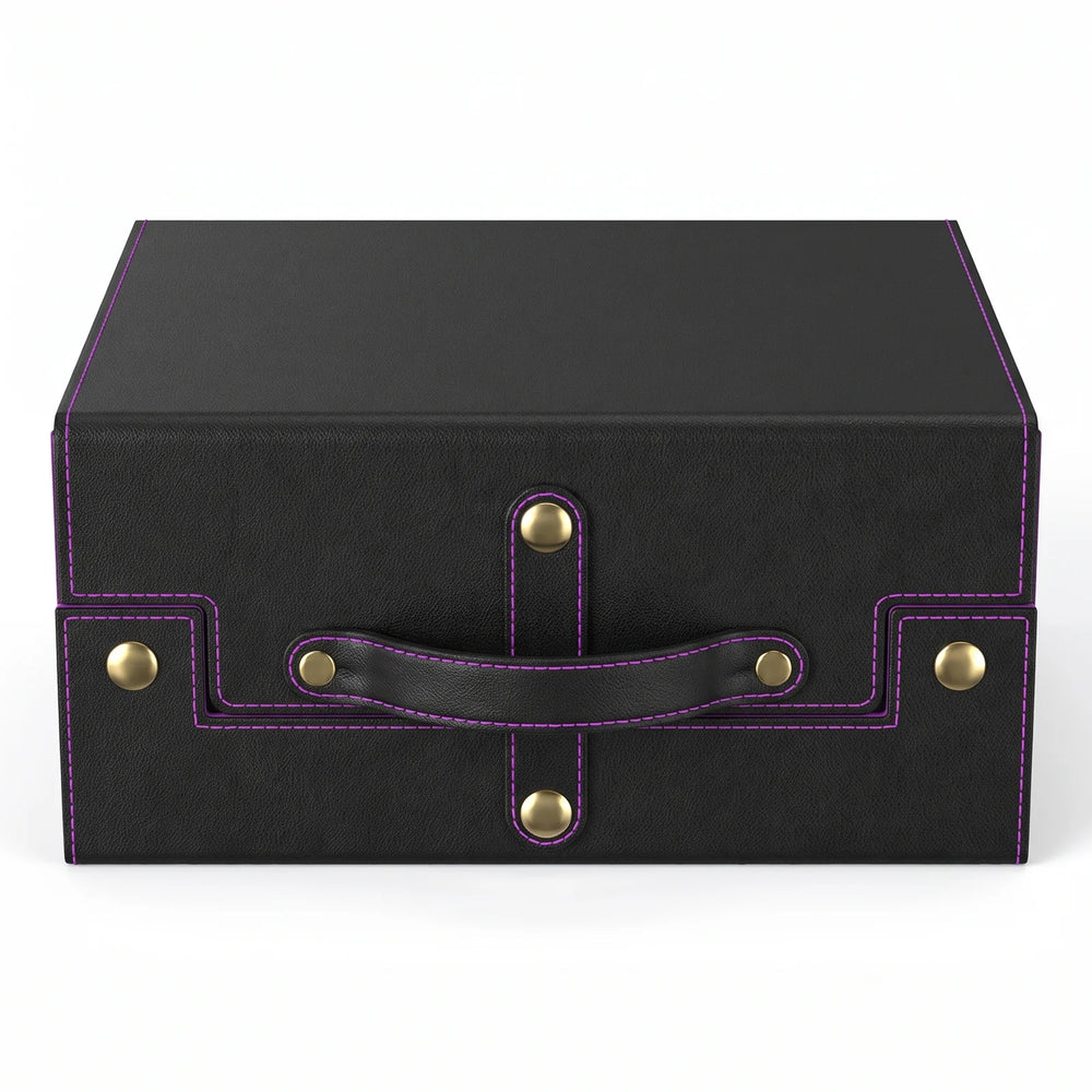 Negro y morado · de frente